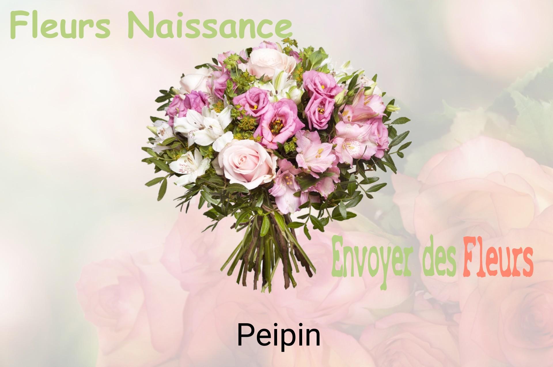 Bouquet de fleurs de naissance livré à Peipin